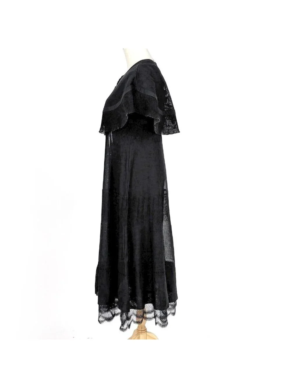 Chanel Open Shoulder Dress Set Cape